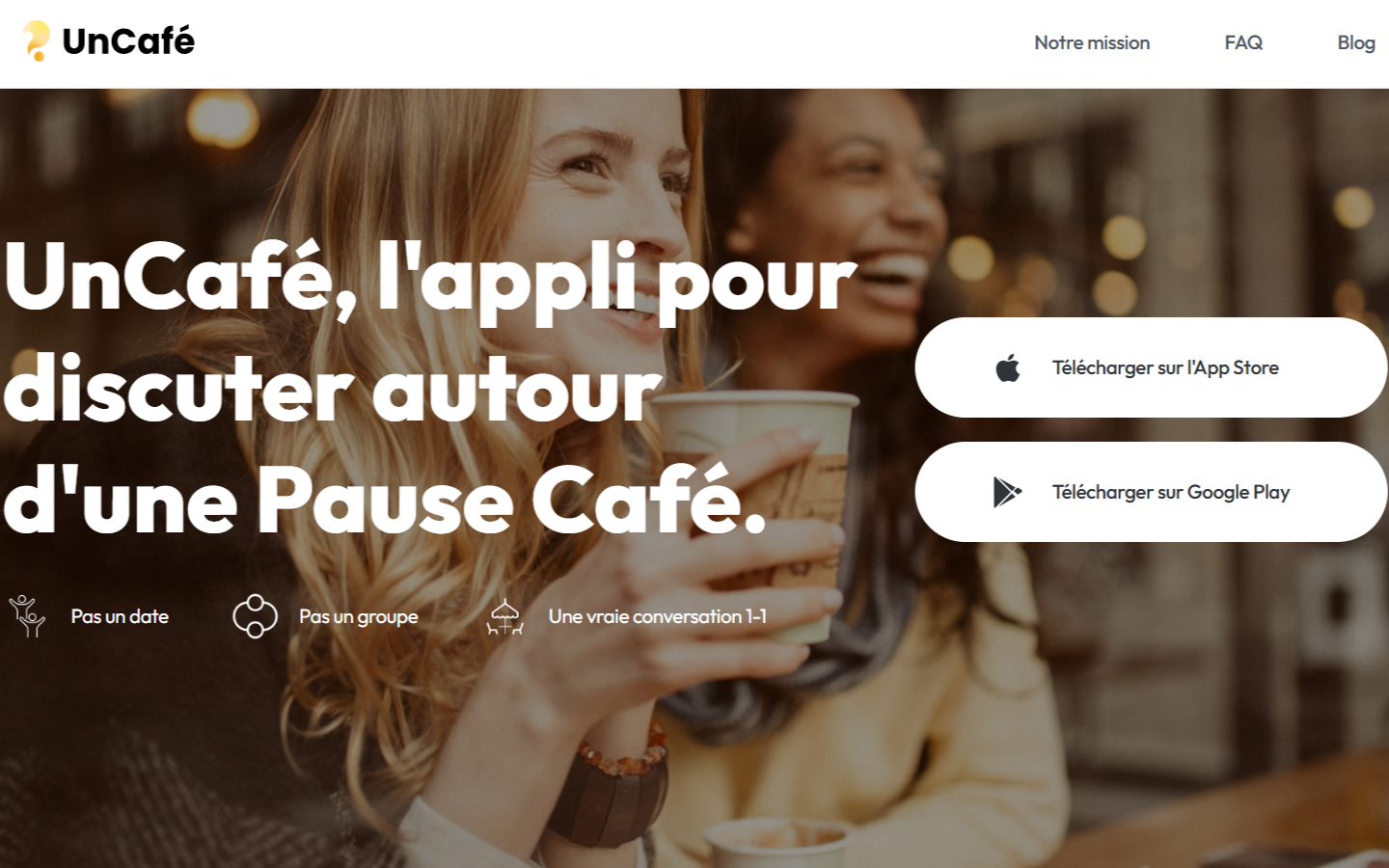Apercu du site UnCafé