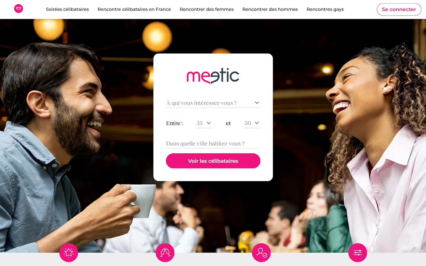 Apercu du site Meetic
